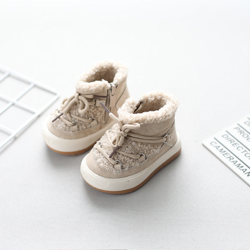 Plus Velvet Warm Korean Baby Cotton Shoes 5