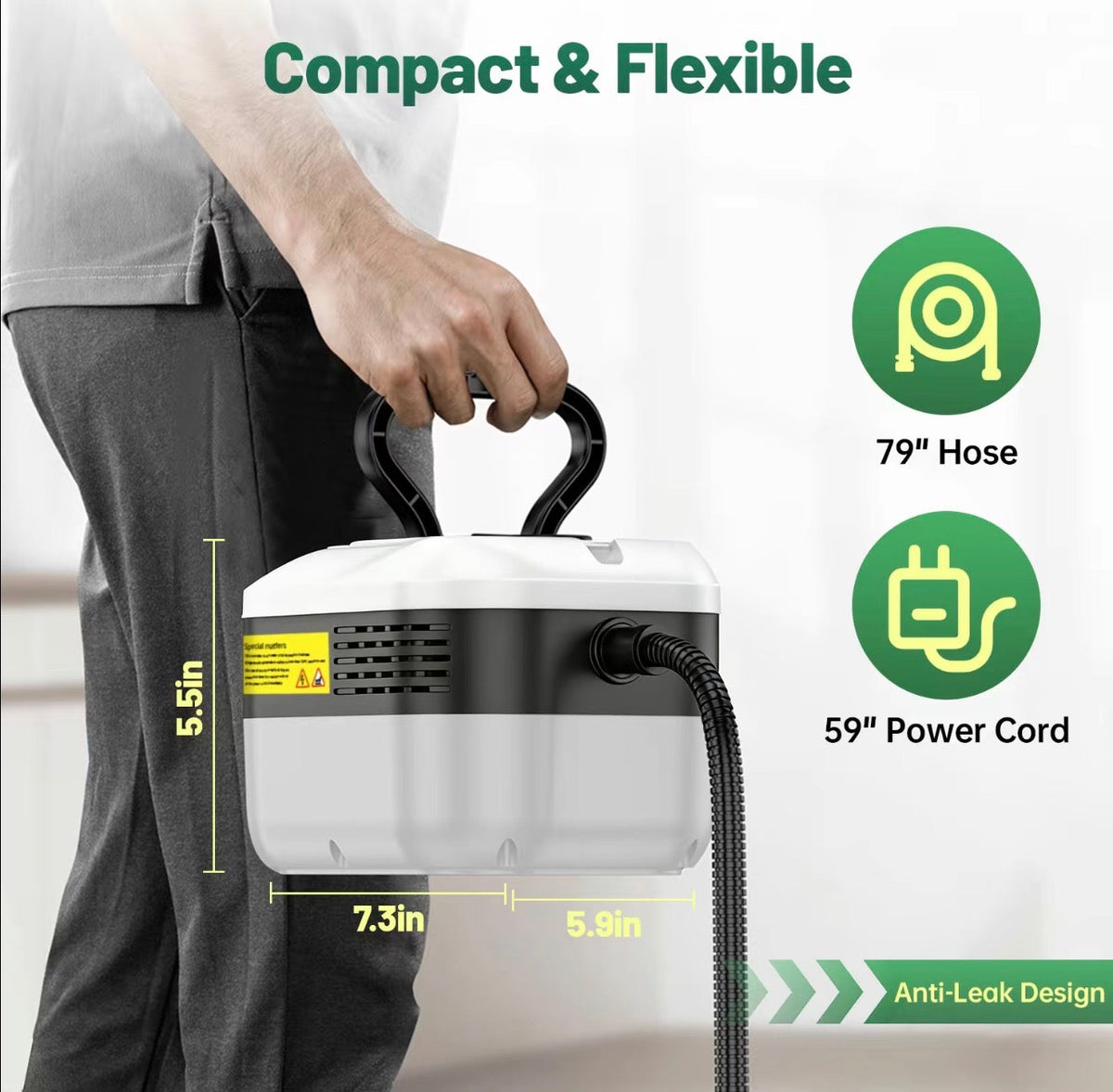 TurboSteam Portable Cleaner 9
