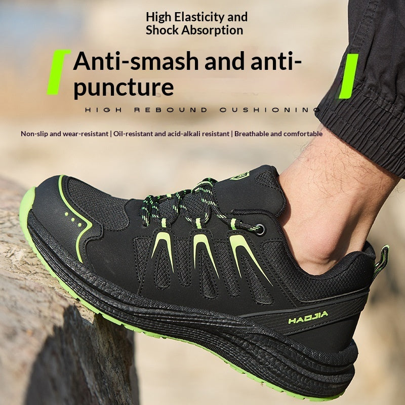 Four Season Anti Smash Puncture Resistant Work Safety Shoes For Men 4