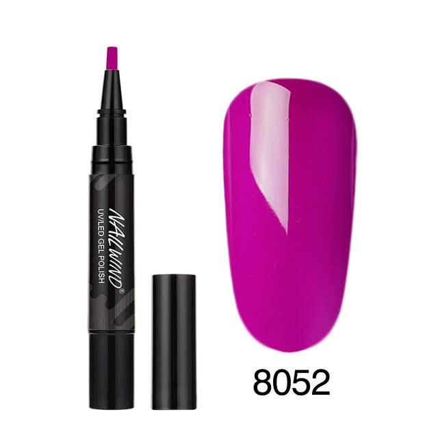 Art Manicure Venalisa 60 Colors Soak Off Enamel Convenience Clean Nail Glue Pen 28