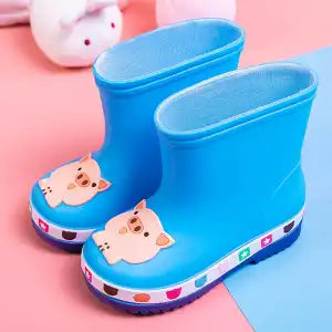 The Waterproof Shoes For Children In Dinosaur Are Thickened And Flexed 8