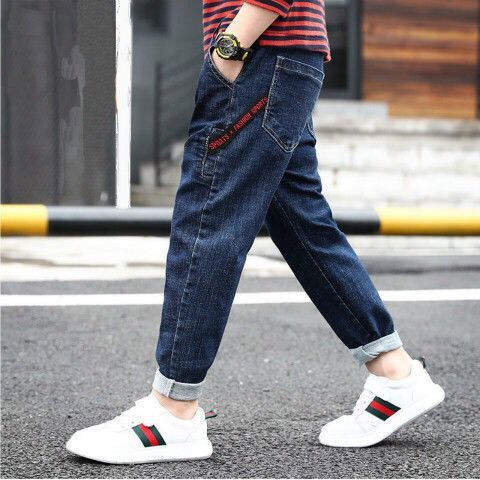 Boys' Denim Trousers Trousers Children's Clothing 3