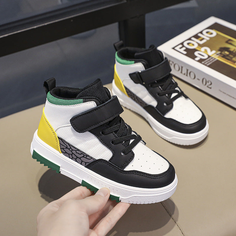 Children's Sneakers High-top Boys' Sports Casual Shoes 3