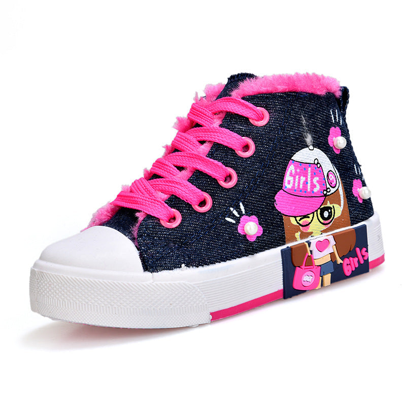 Children's Shoes Canvas Girls' Sneakers 3