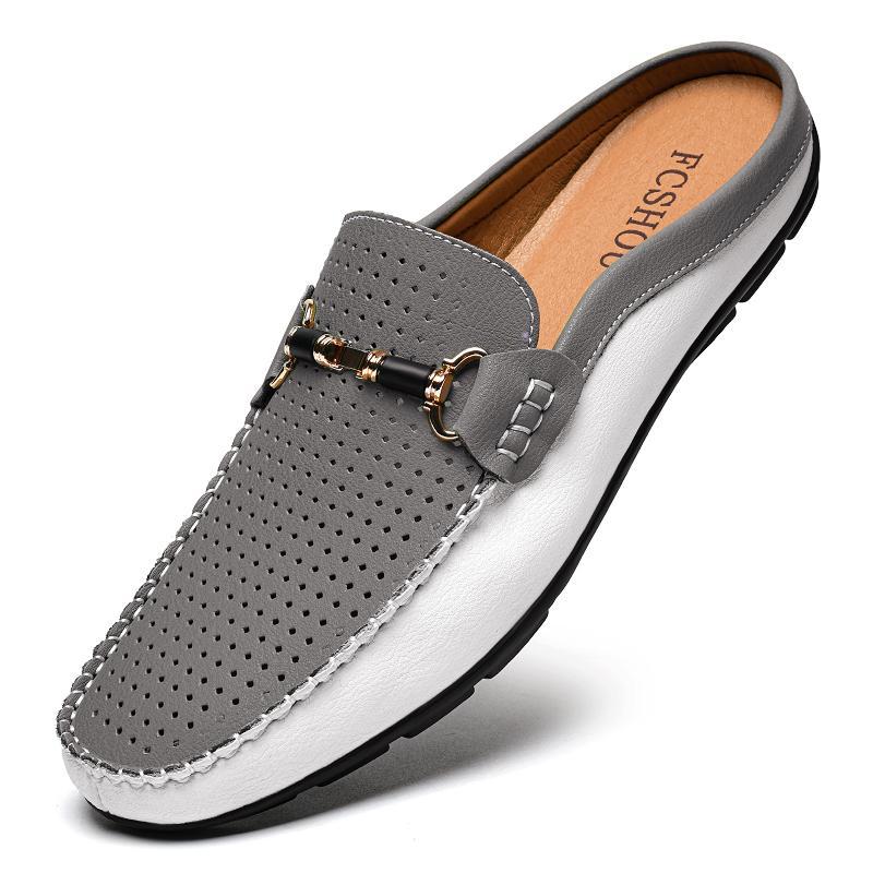 Large-size Leather Shoes Mens Breathable Loafer Shoes 4