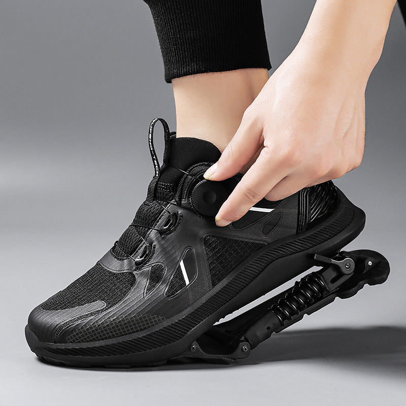 Black Tech Running Shoes Power Mechanical Running Shoes Marathon Running 1