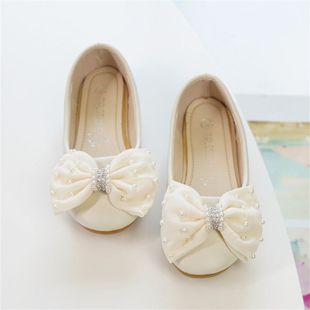 Princess Bow New Girls' Banquet Dress Flower Girl Shoes 3