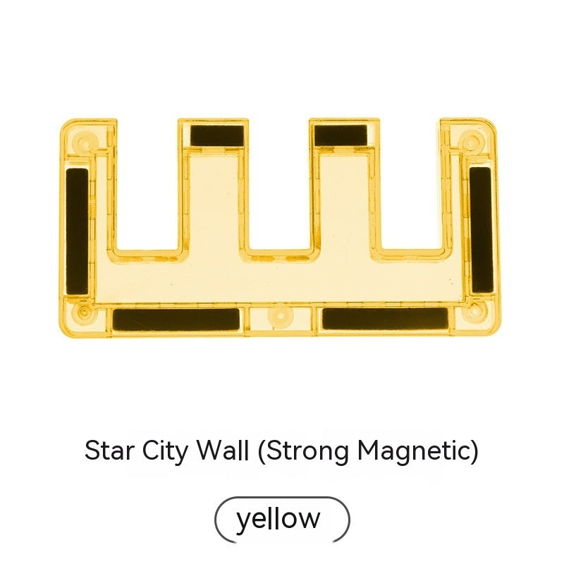 Color Window Asterism Magnetic Building Blocks Assembly 58