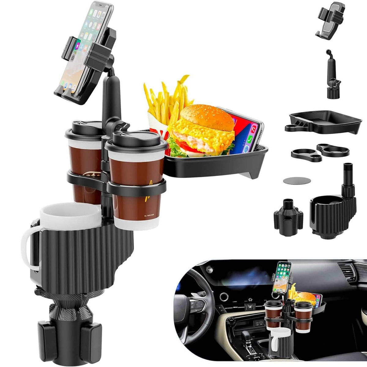 5-in-1 Car Organizer & Cup Holder 1