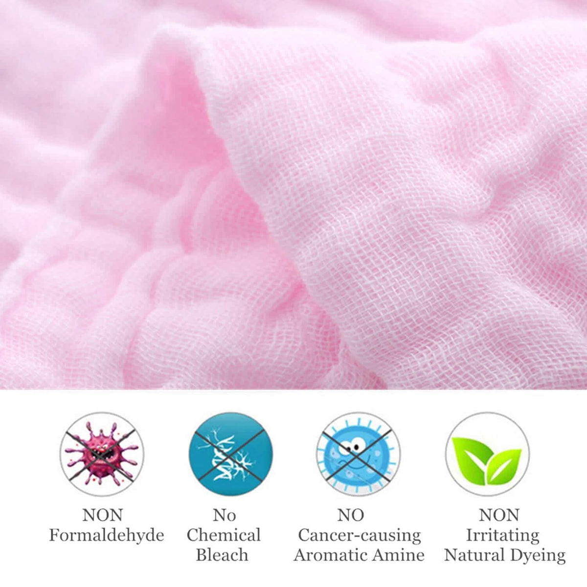 5-Pack: Baby Washcloths 4