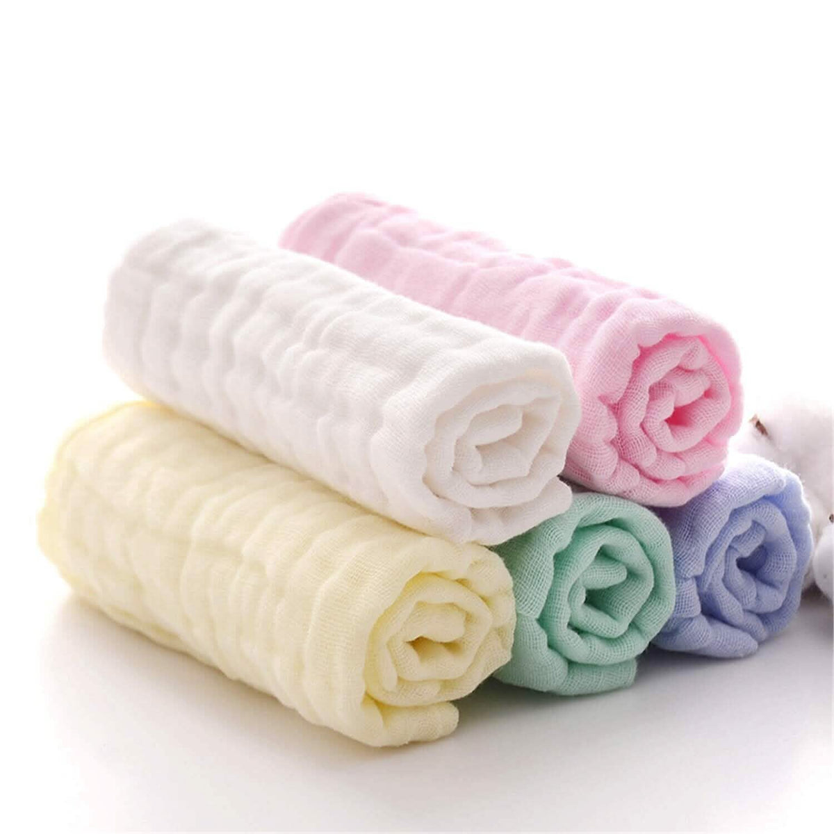 5-Pack: Baby Washcloths 3