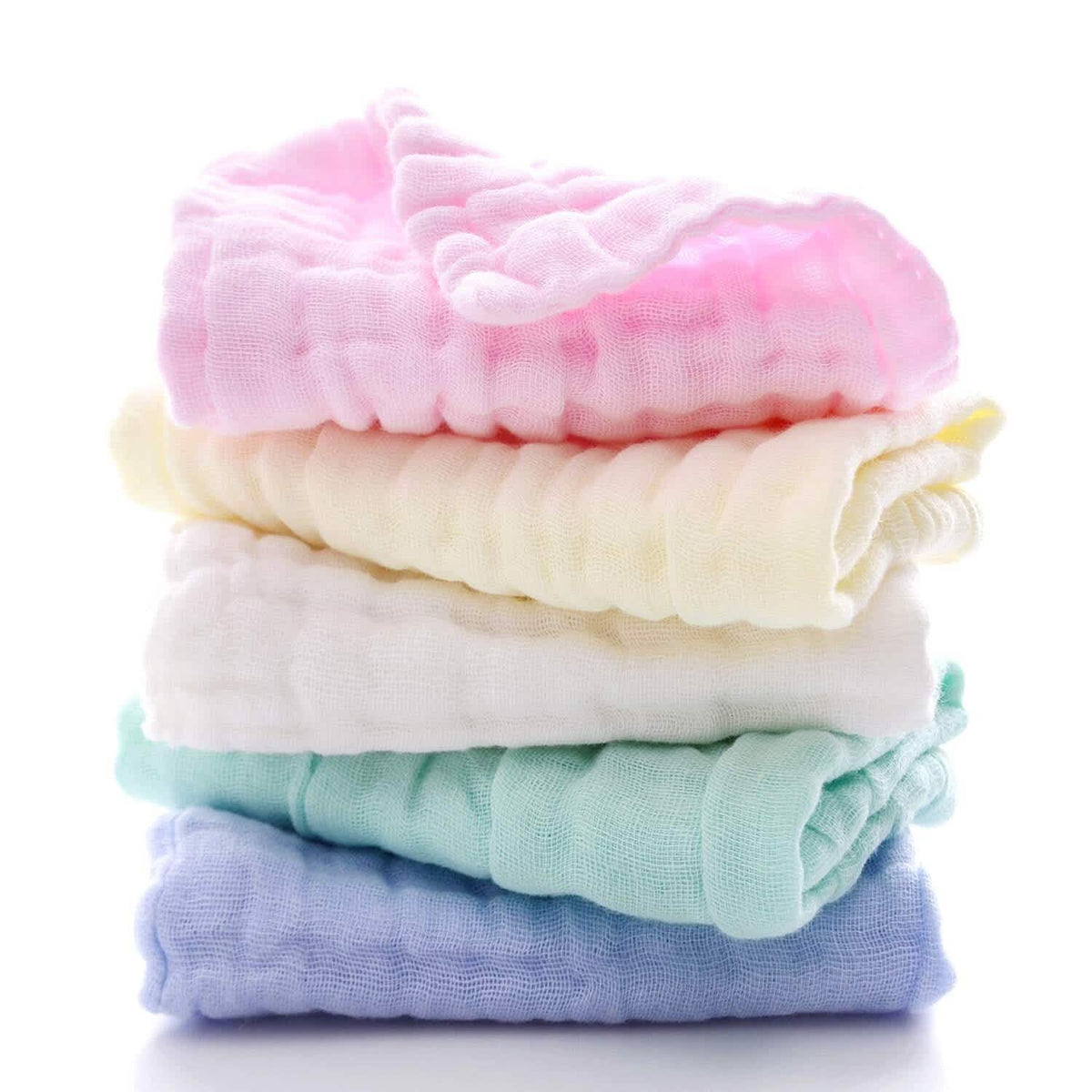 5-Pack: Baby Washcloths 2