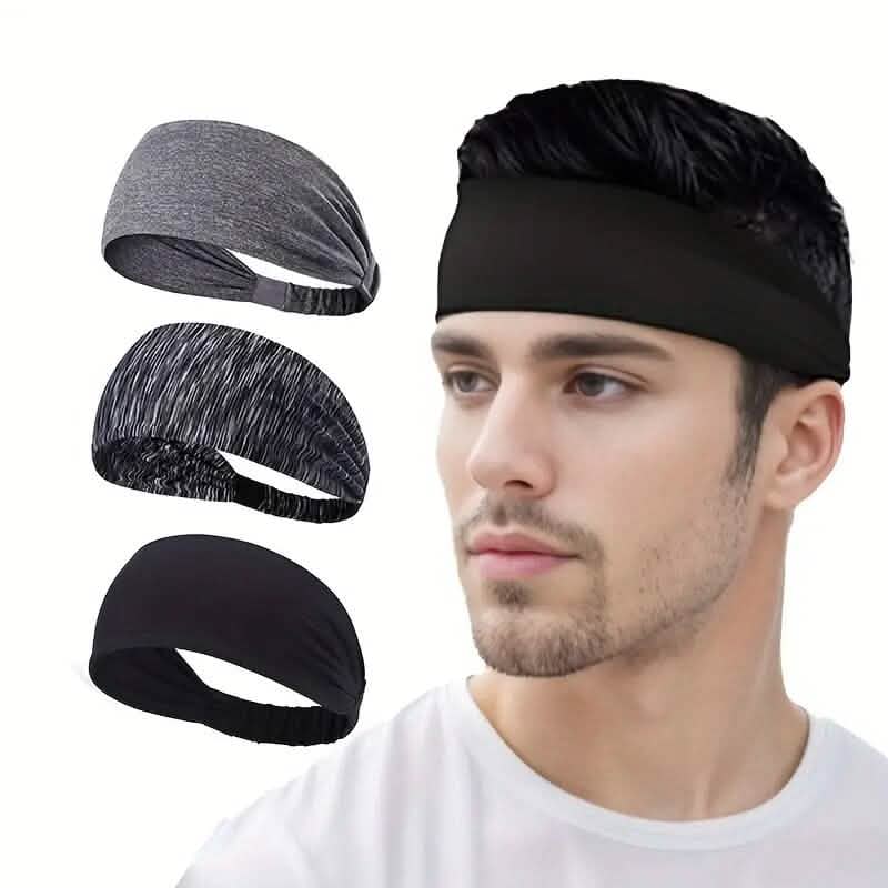 5-Pack: Unisex Sports Fitness Headband and Sweatband 3