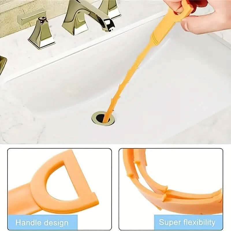 5-Pieces: Drain Clog Remover Tool 1