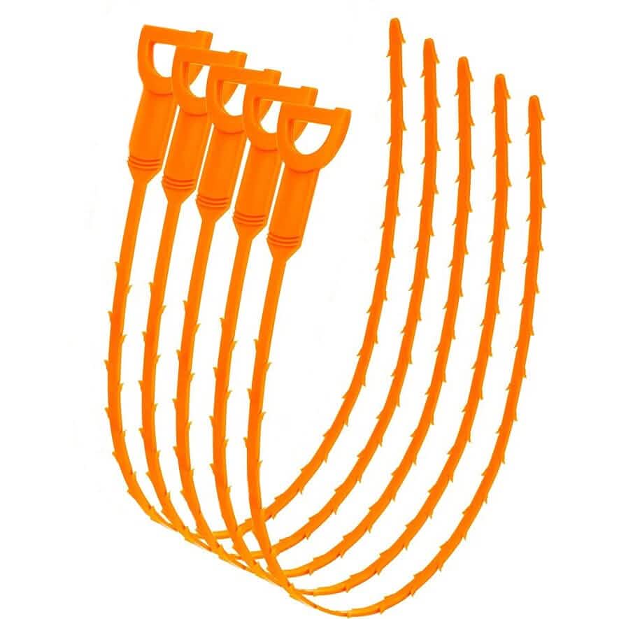 5-Pieces: Drain Clog Remover Tool 2