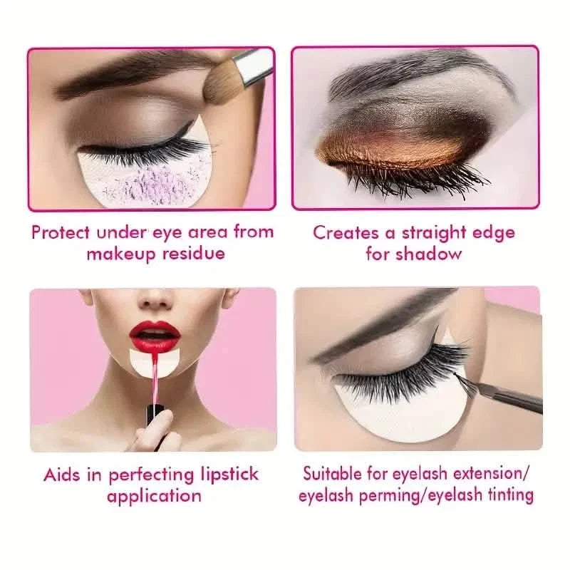 50-Pack: Alcohol-Free Protector Guards for Eyeliner, Mascara, and Lip Makeup Application 3