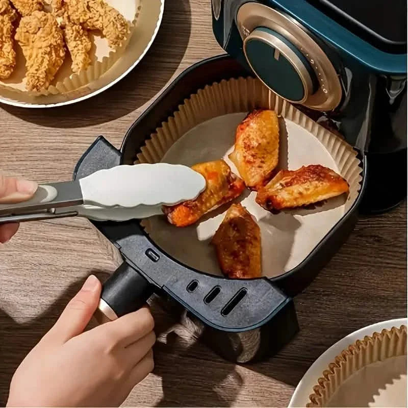 50-Pieces: Disposable Paper Liners For Air Fryer Suitable For 2 - 8 Quarts 3
