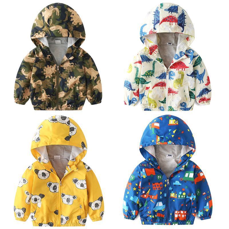 Boy jacket casual hooded jacket 1