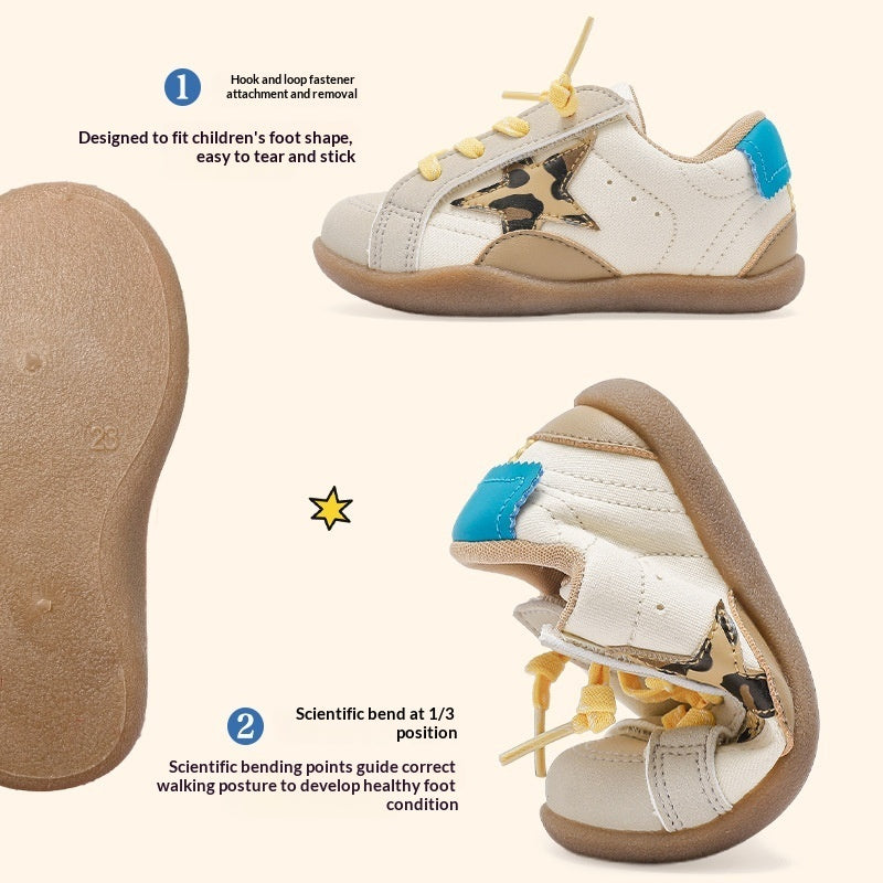 Kids Sneakers Skate Shoes With Soft Soles Boys Summer Breathable Footwear 2