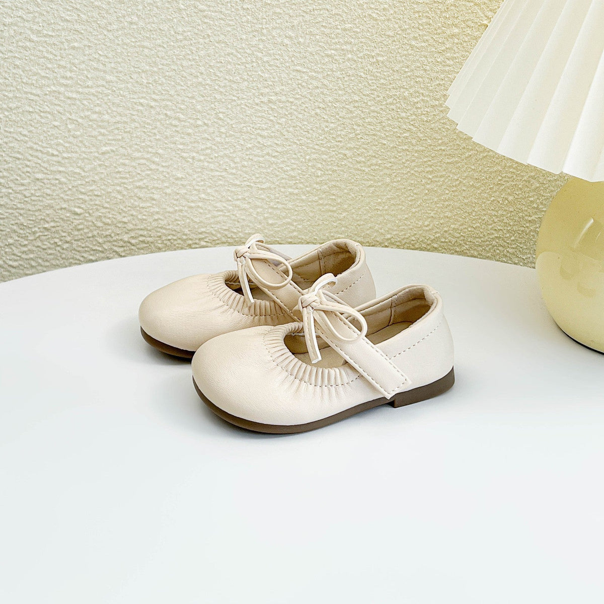 Girls' Single Shoes, Small Leather Shoes, Velcro, Children's Princess Shoes 6