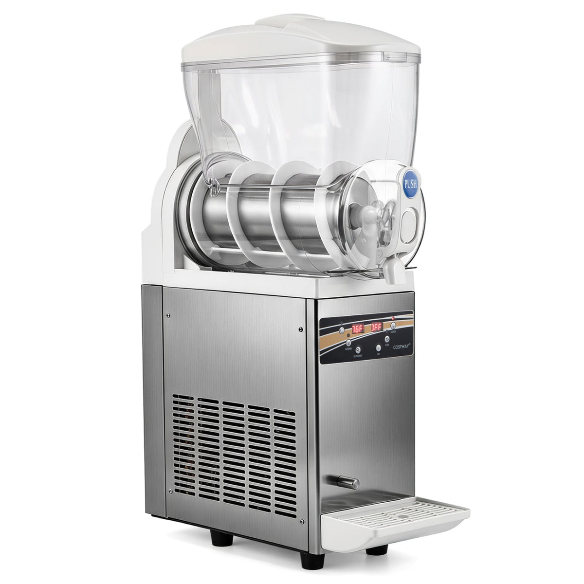 Commercial Slushy Machine 15L Single Tank 550W Freezer 4