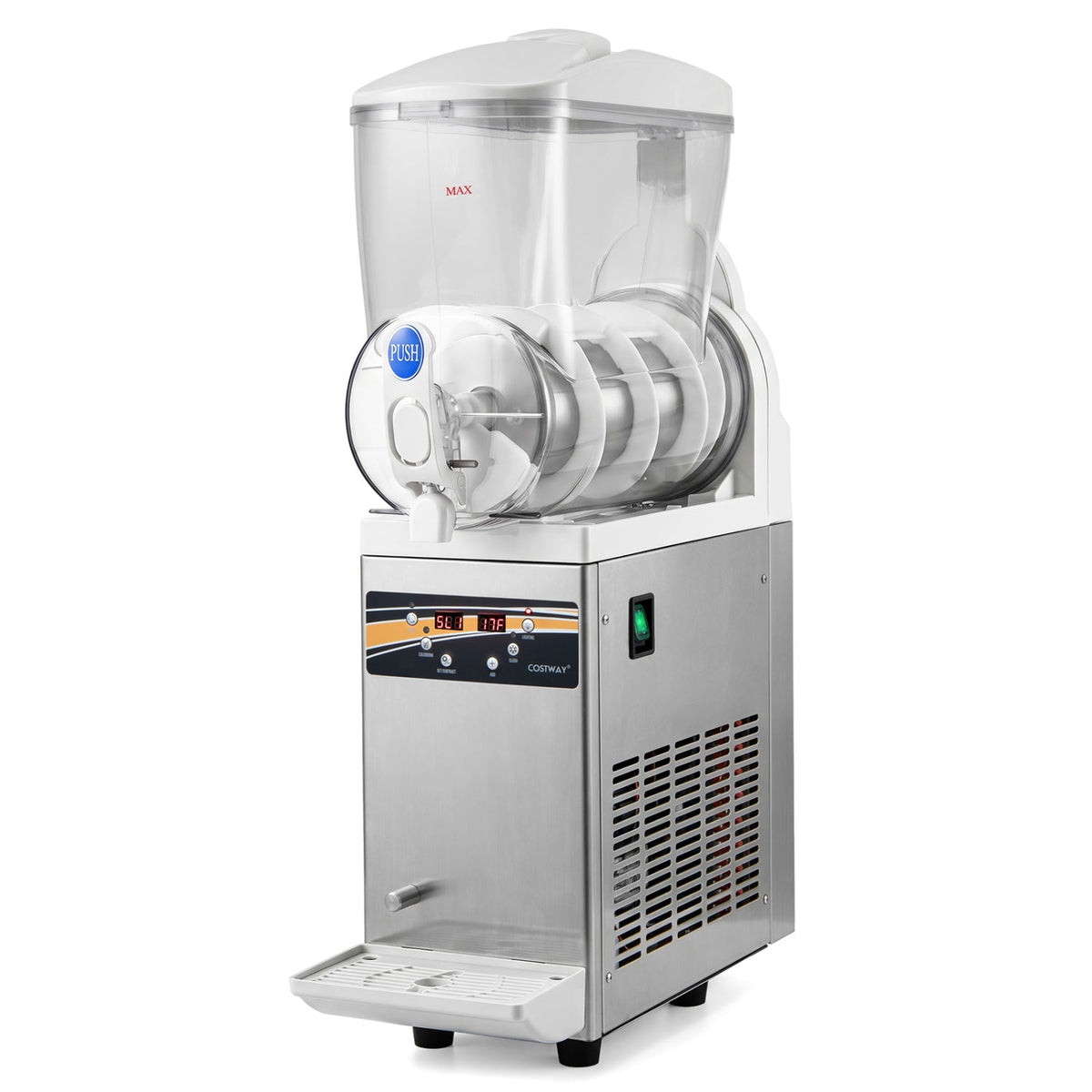 Commercial Slushy Machine 15L Single Tank 550W Freezer 6