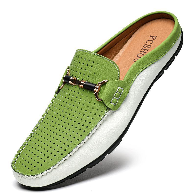 Large-size Leather Shoes Mens Breathable Loafer Shoes 3