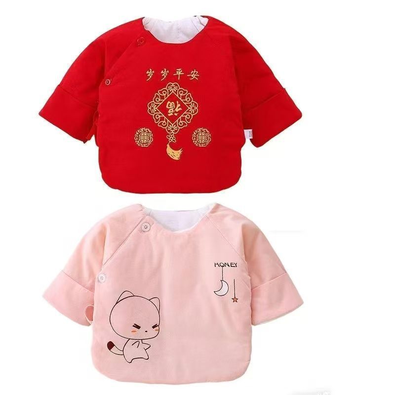 Newborn Thin Cotton Half-back Cotton 10