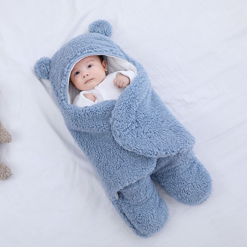 Baby Sleeping Bag Envelope for Newborn Baby Winter Swaddle Blanket 3