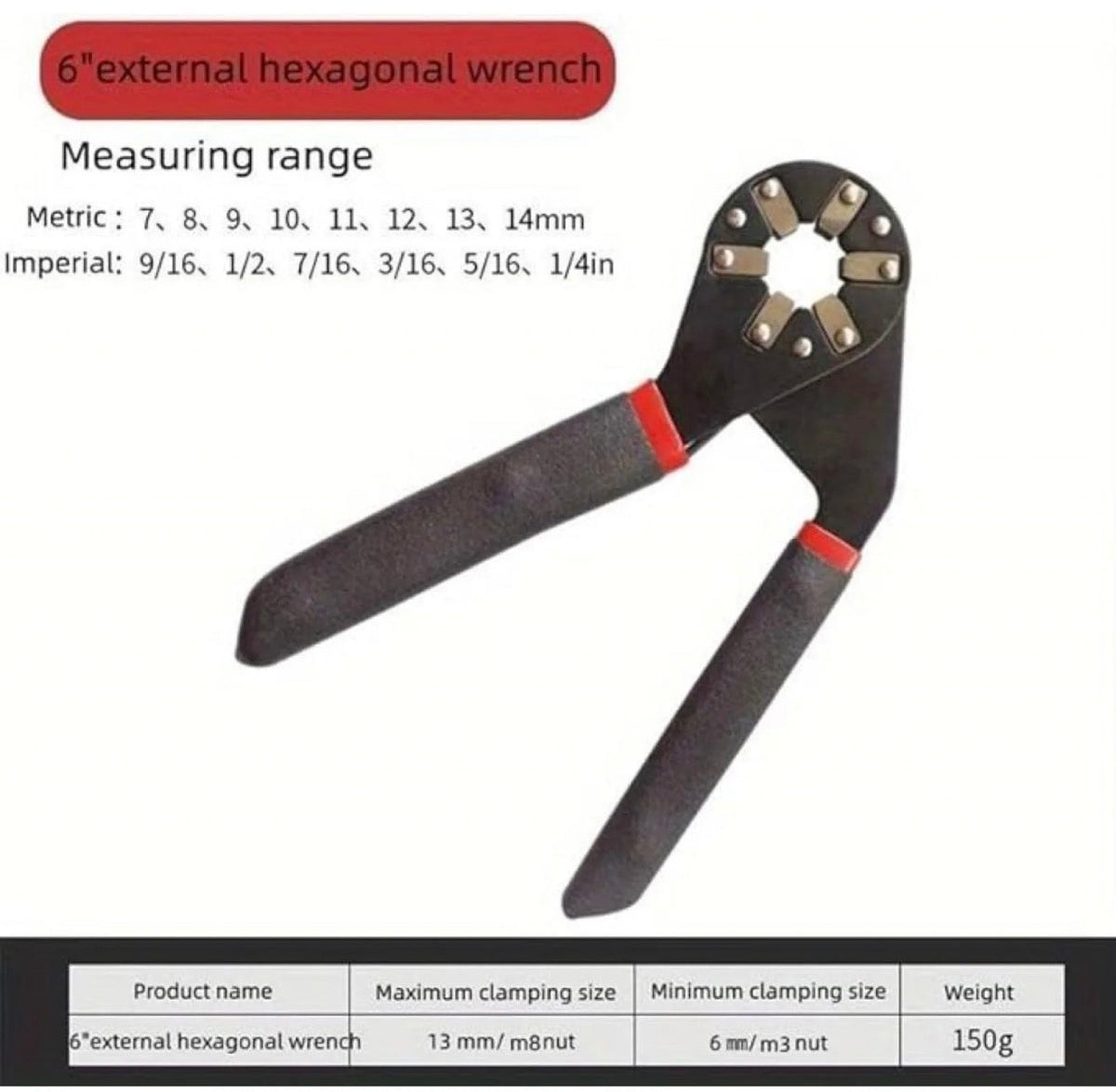 AllFit 14-in-1 Adjustable Wrench 6
