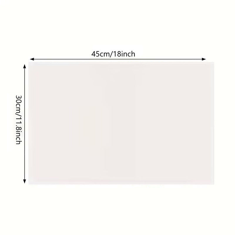 Christmas table mat with white linen starry sky and Santa Claus print 5