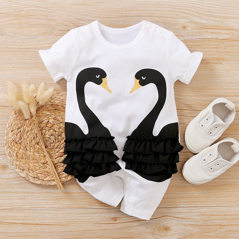 Baby Clothes Short Sleeve Baby Casual Onesies 2
