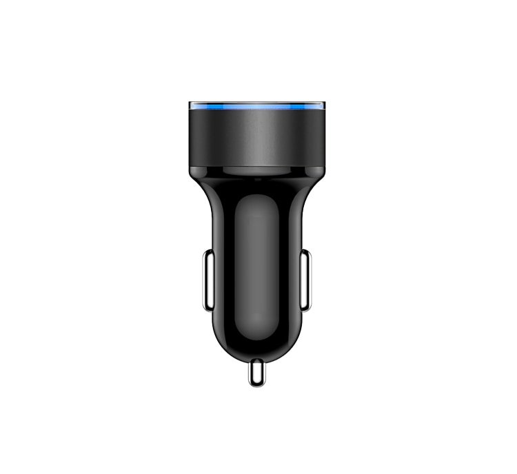 Car Charger 5V 3.1A With LED Display Universal Dual Usb Phone Car-Charger 4