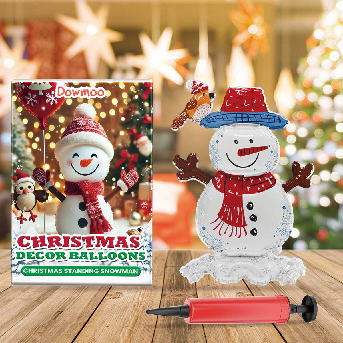 Christmas Balloons Balloon Standing Santa Claus Reindeer Christmas Tree Event Atmosphere Arrangement 2