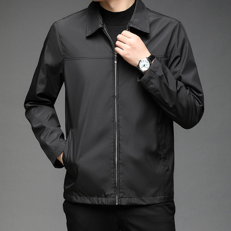 Lapel Jacket Fall Winter Coat Men's Clothing 4