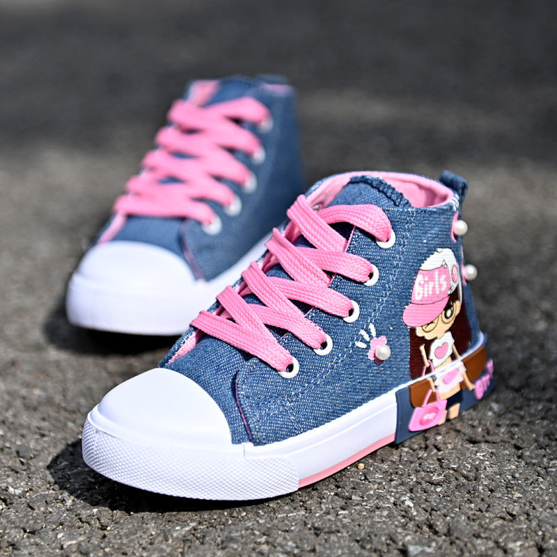Children's Shoes Canvas Girls' Sneakers 1