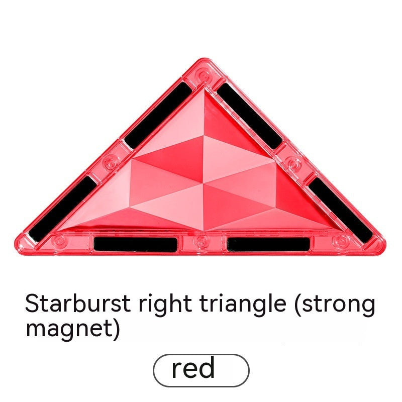 Color Window Asterism Magnetic Building Blocks Assembly 15