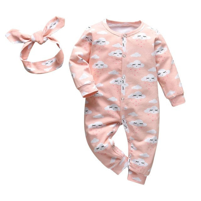 Baby print jumpsuit 8