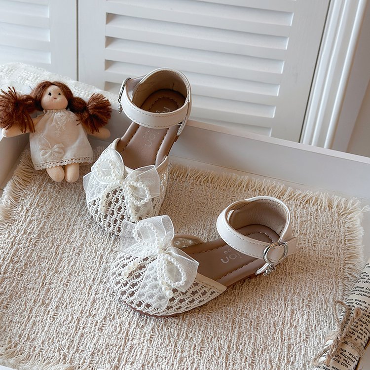 Summer New Transparent Mesh Princess Shoes With Soft Toe And Mesh Mesh Bow Sandals 2