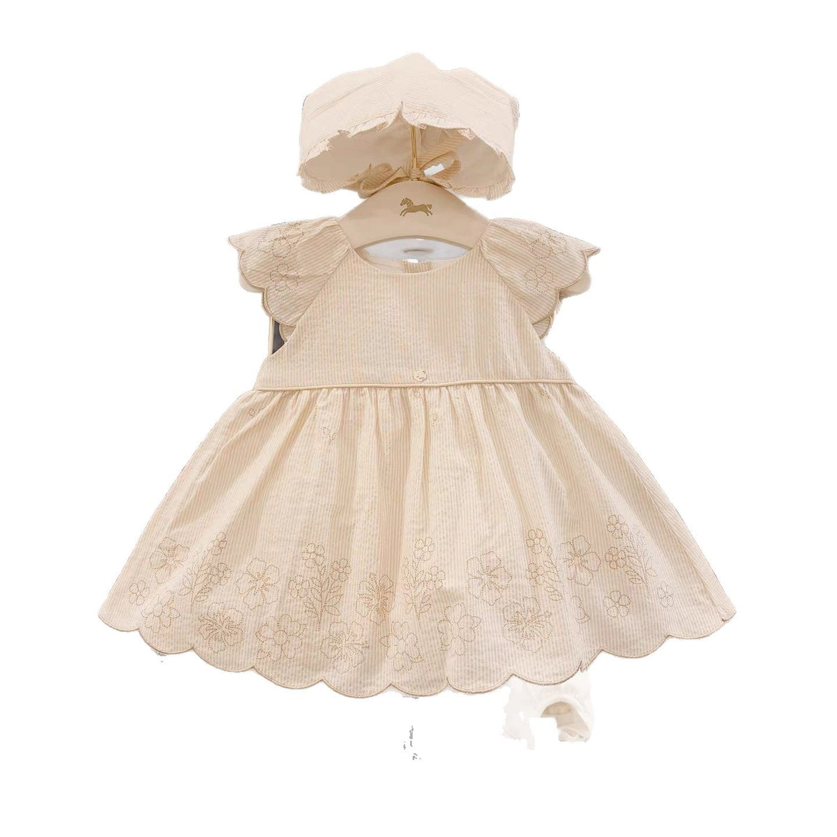 Summer New Arrival Korean-style Romper Dress With Hood For Girls 5