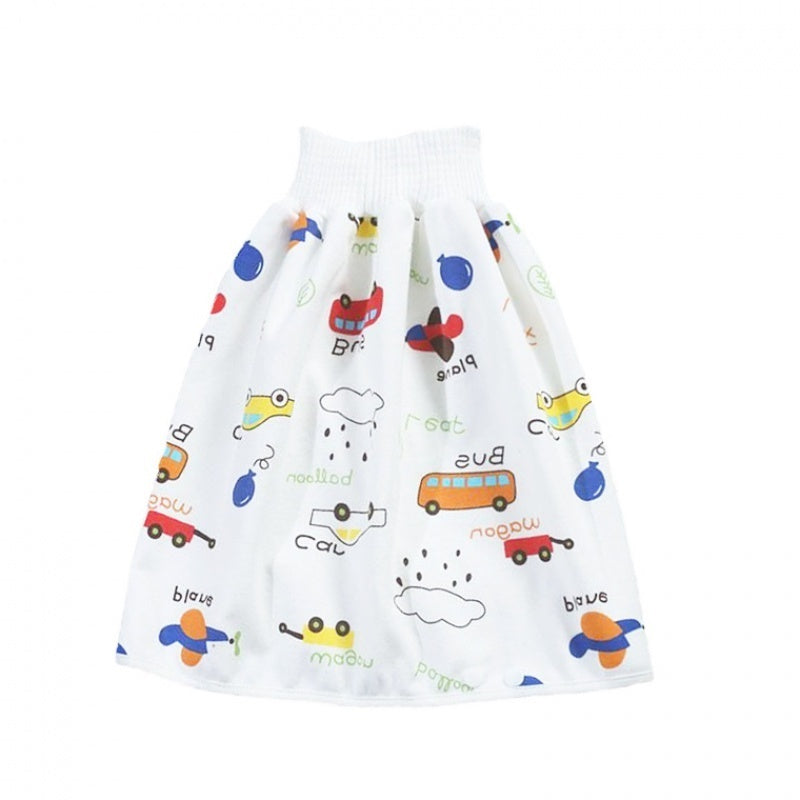 Cotton and bamboo fiber Baby diaper skirt 5