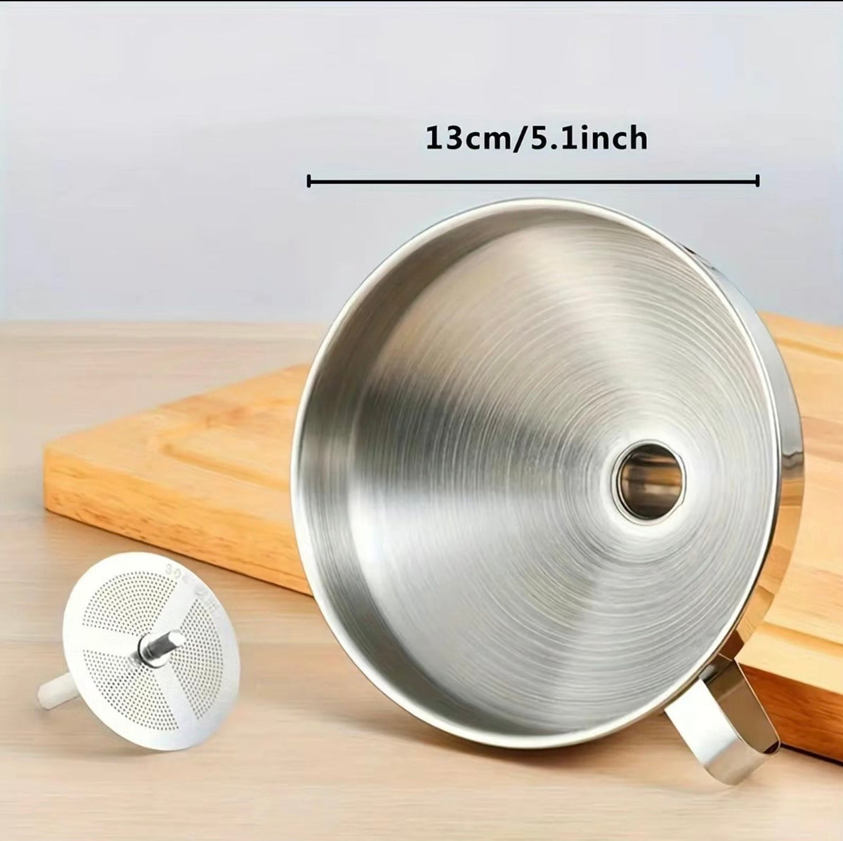 SmartStrain Kitchen Oil Funnel Filter 2