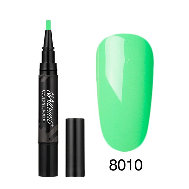 Art Manicure Venalisa 60 Colors Soak Off Enamel Convenience Clean Nail Glue Pen 48