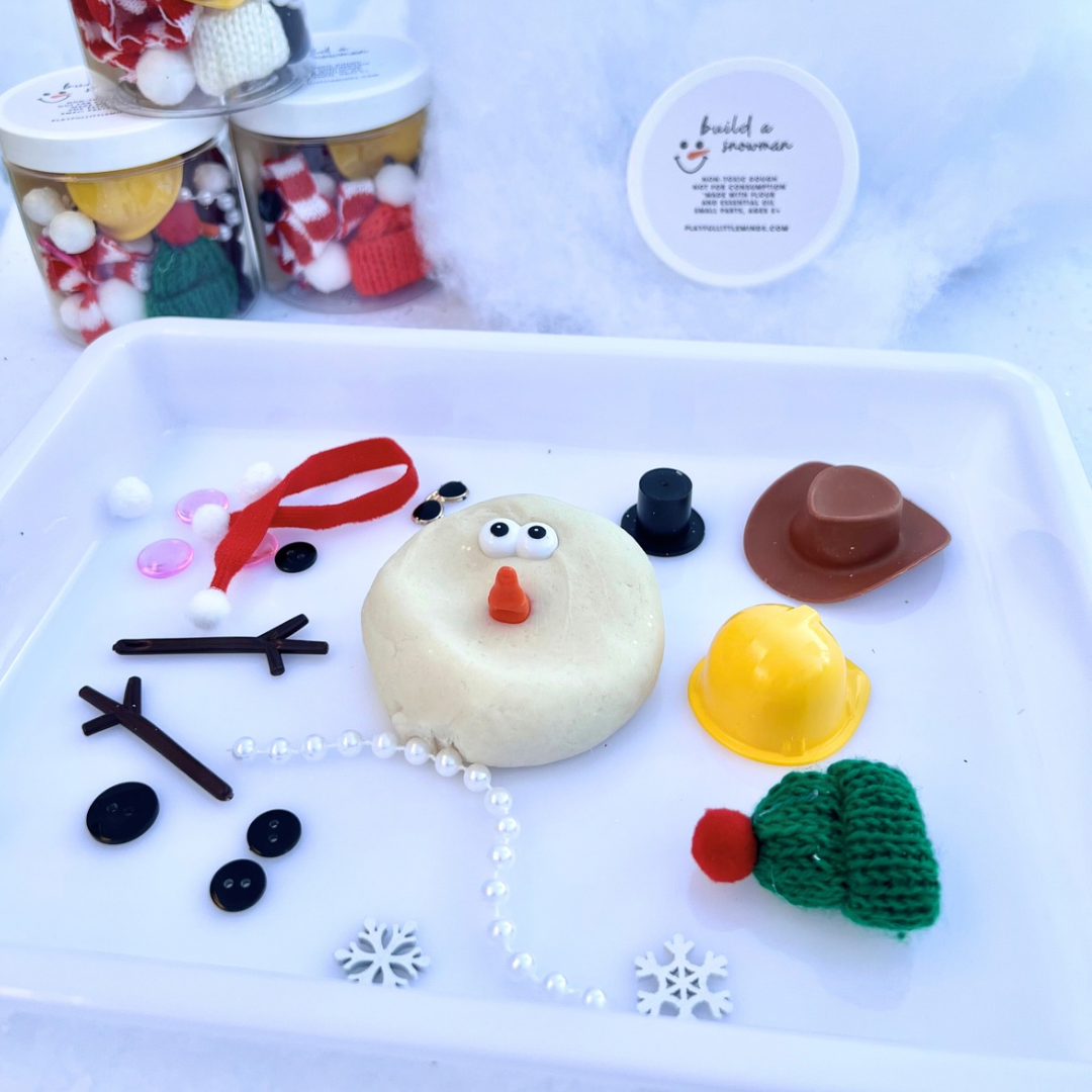 Snowman Dress Up Playdough Kit for Kids 3