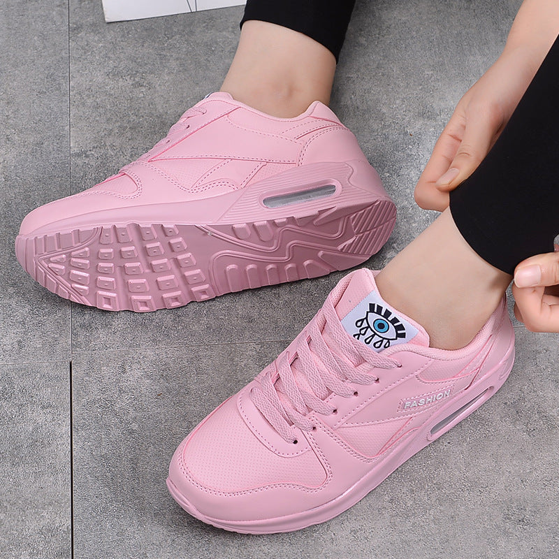 Women Soft Platform Sneakers Green Black Pink Breathable Air Cushion Casual Sports Women Trainers Fashion Lightweight Tennis Sport Walking Athletic Casual Footwear Sneakers 5