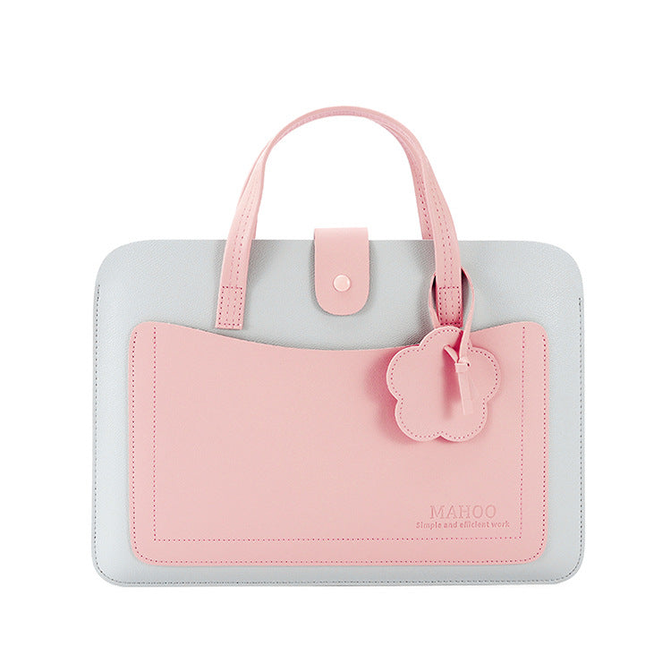 Portable 13 Inch Computer Bag Thin Flower 2