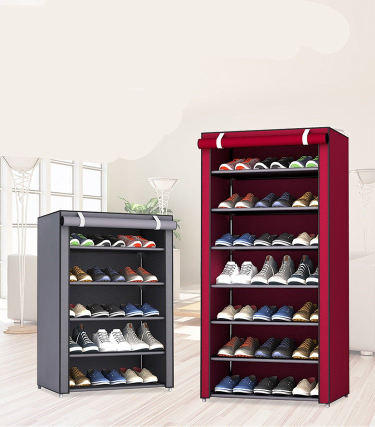 Dormitory Shoe Rack Dustproof Small Mini Space Saving 4
