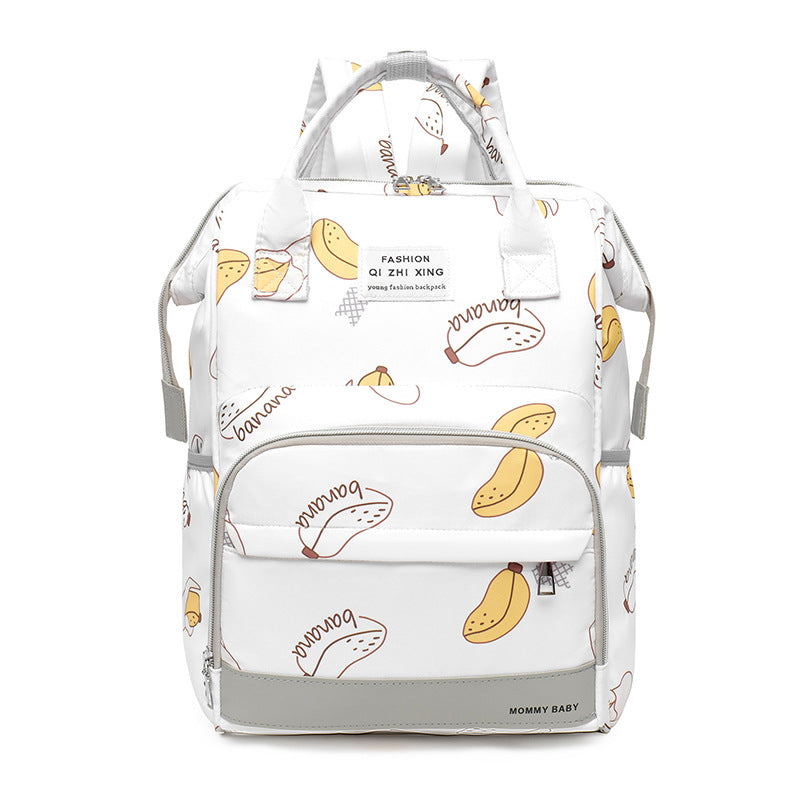 Multi-compartment Mummy Bag Large Capacity Portable Backpack Baby Diaper Bag 4