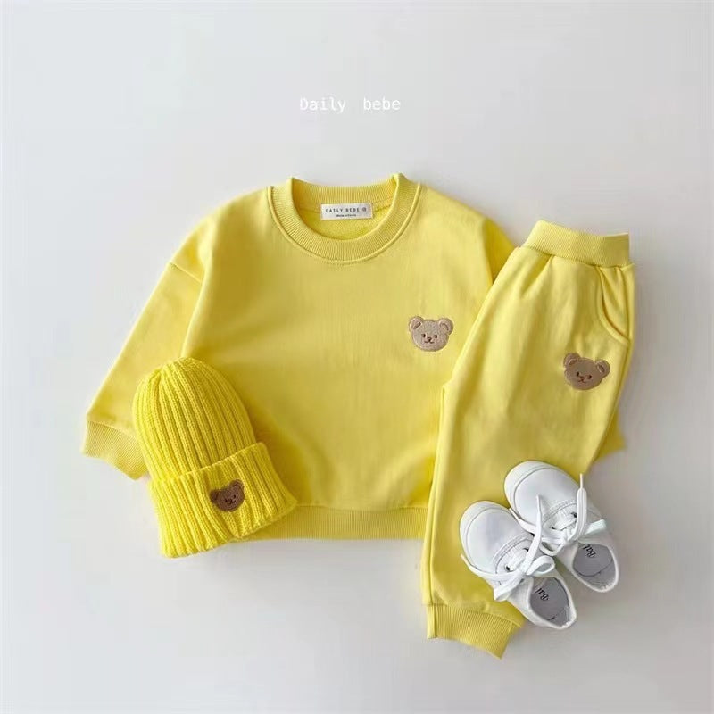 Baby Cartoon Embroidery Bear Head For Men And Women 3