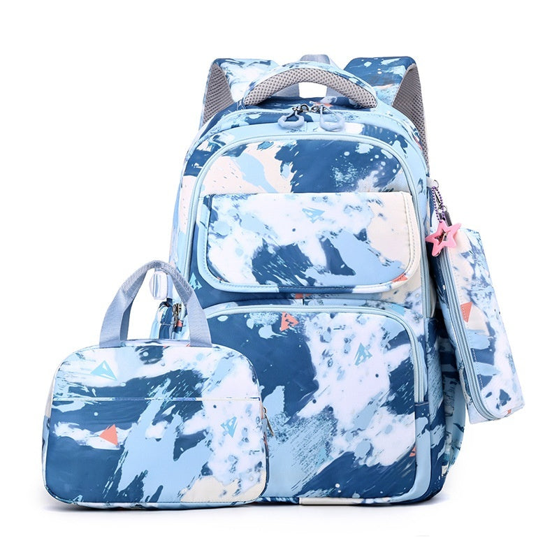 Elementary School Backpack Weight-Reducing Back-Supporting And High-Capacity 9